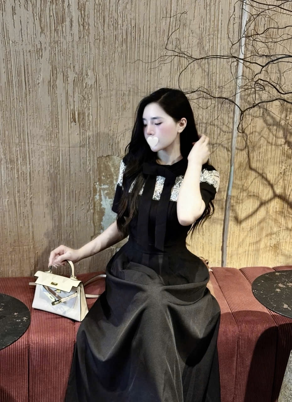 黑色优雅西装洋裝