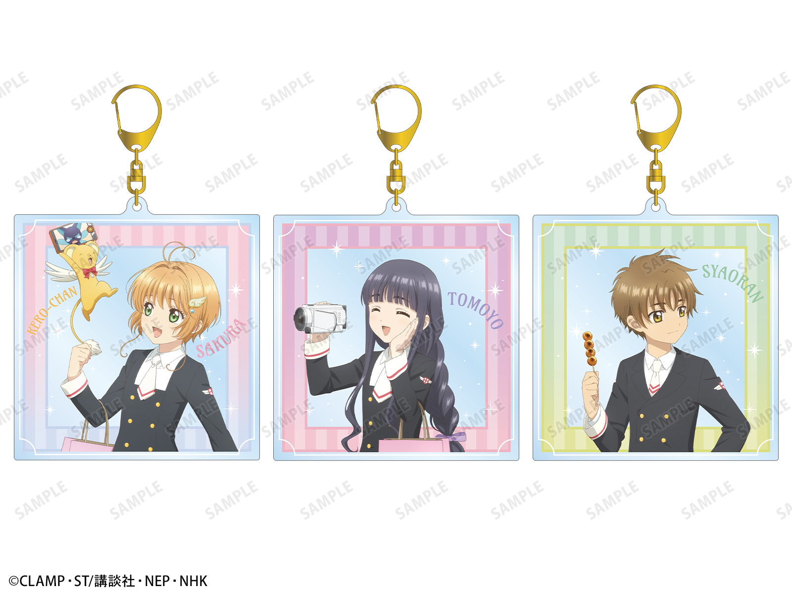 《Pre-Order》Big Acrylic Keychain Travel Ver.｜JR東日本 X CCS Spring Trip to Kyoto 小櫻的京都春遊 (26SK34-P）