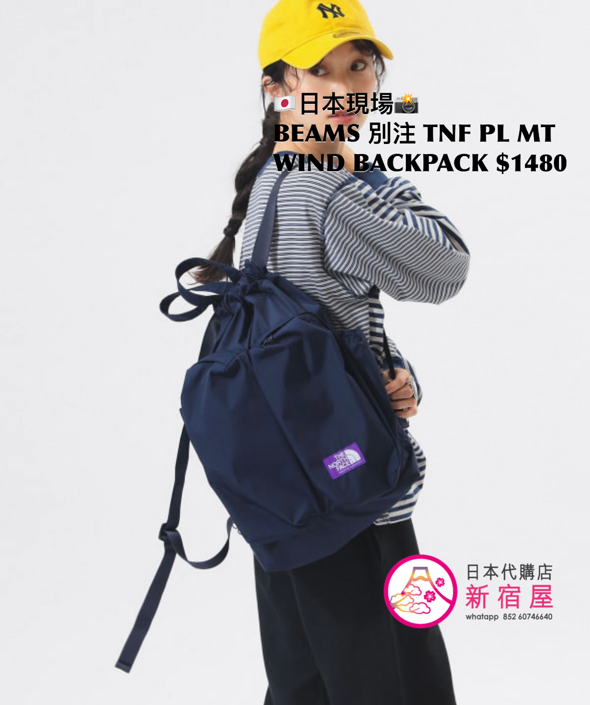 BEAMS 別注 THE NORTH FACE PURPLE LABEL MOUNTAIN WIND BACKPACK