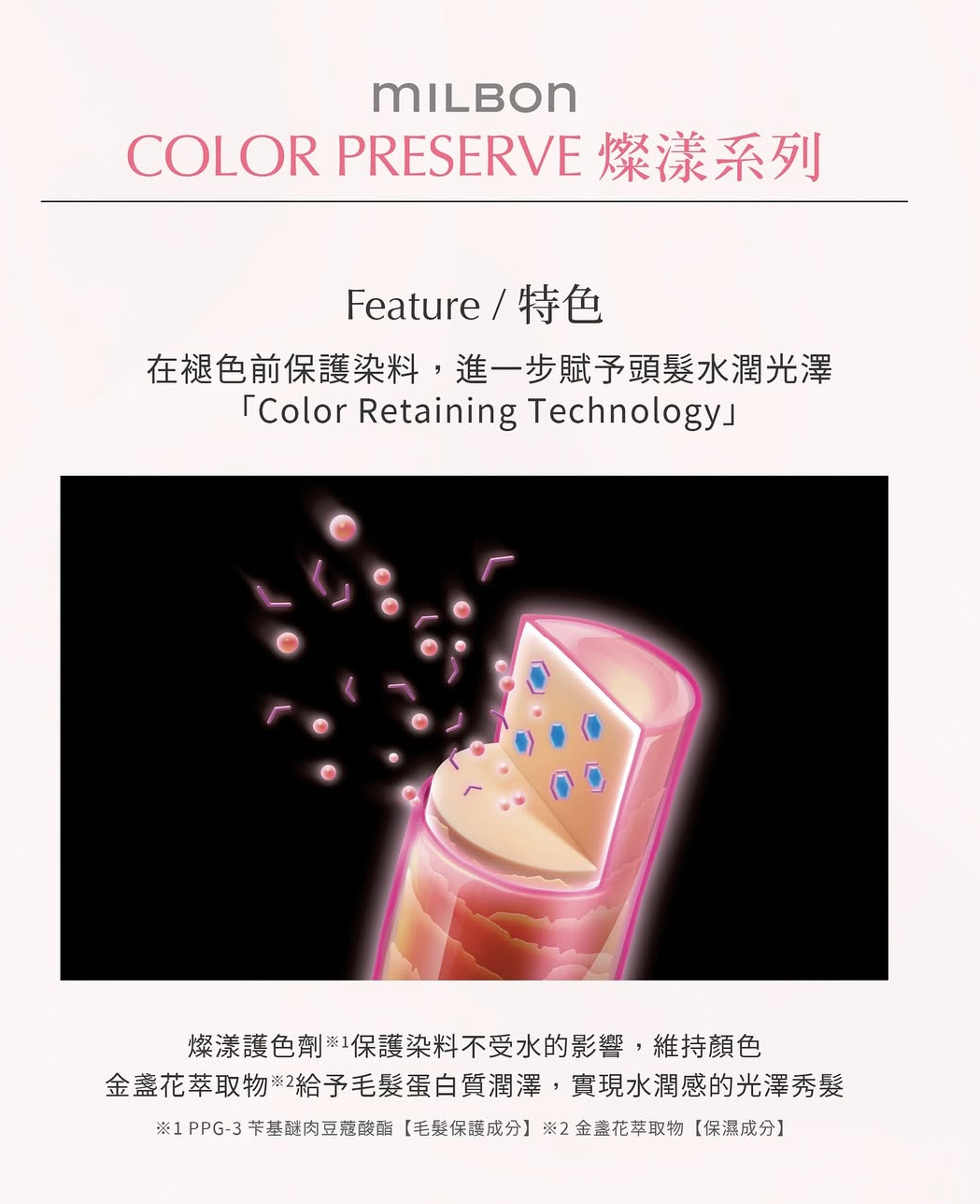 Milbon Color Preserve Color Retaining 染後鎖色 3件套裝
