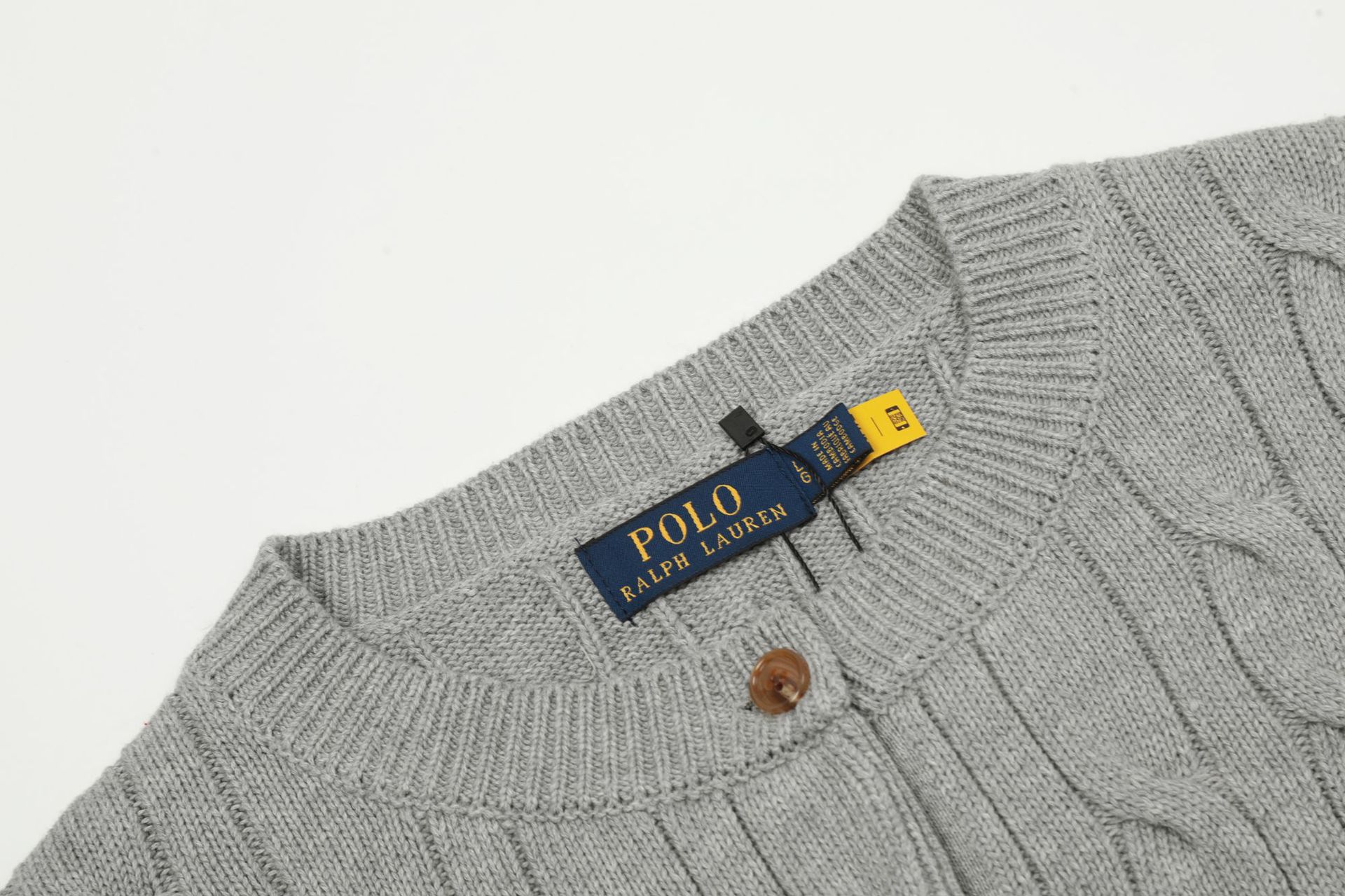 預訂🐴RL Polo麻花刺繡針織開胸外套