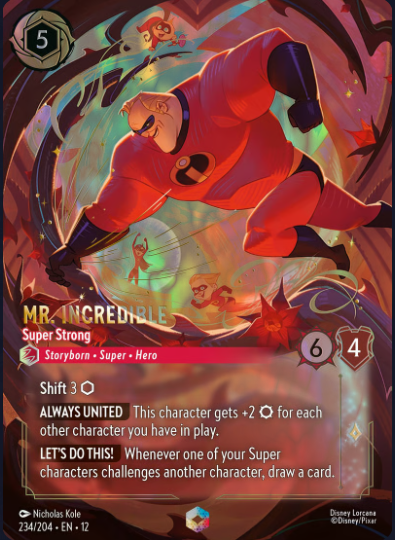 234/204 Mr. Incredible - Super Strong E