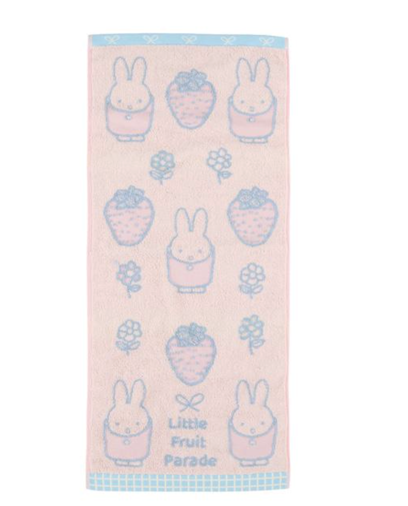 🐰Pre Order  - miffy 聯乘限定 Little Fruit Parade  髮巾/ 手帶 / 毛巾   ( 📦 大約 5月中到貨, 若遇到缺貨或其它因素貨期會延遲 ）
