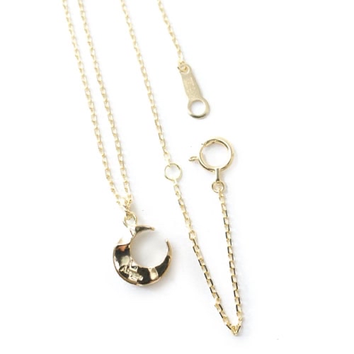 只按訂單生產~Atease LIMITED MOON NECKLACE / K18 pre order /訂購
