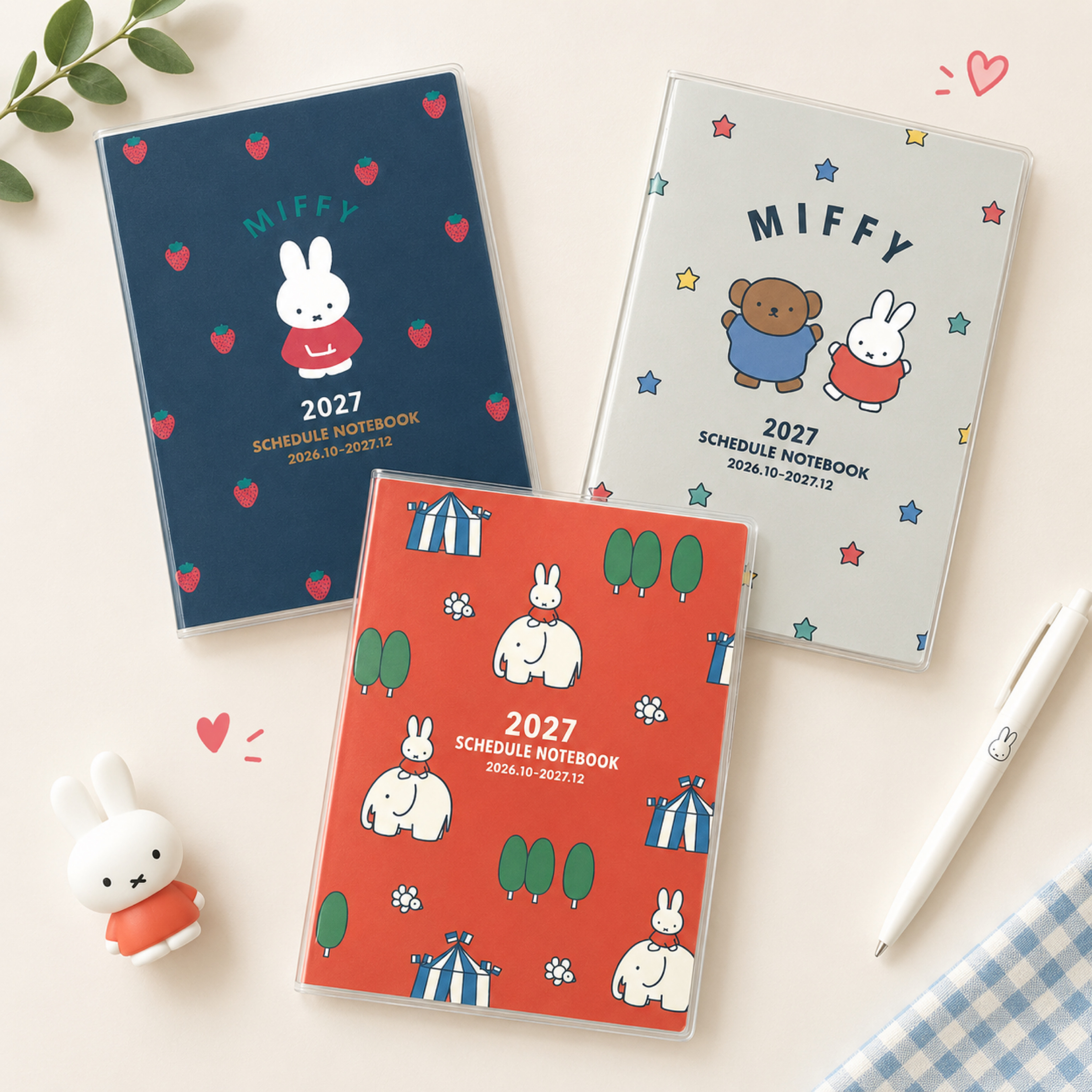 Miffy 2027 A5 Schedule Notebook