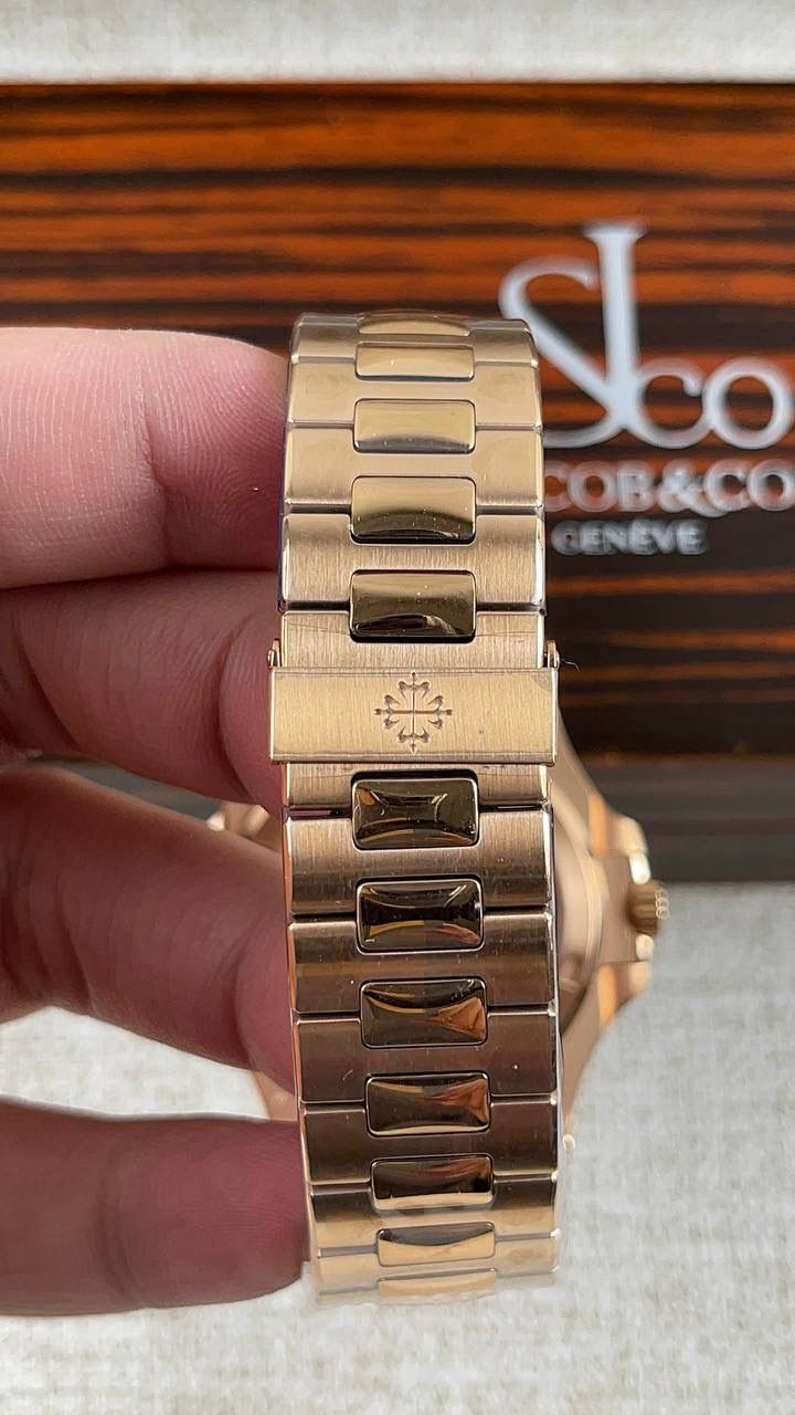 百达斐丽玫瑰金鹦鹉螺灰盘系列！搭配324一体机！😍💯🤍