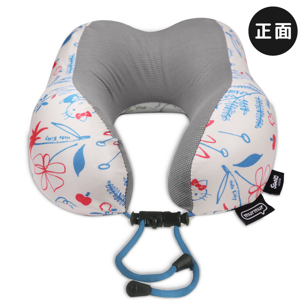 📦訂購 台灣代購 murmur Sanrio 三麗鷗 Hello Kitty 花線 旅行頸枕 (附收納袋)