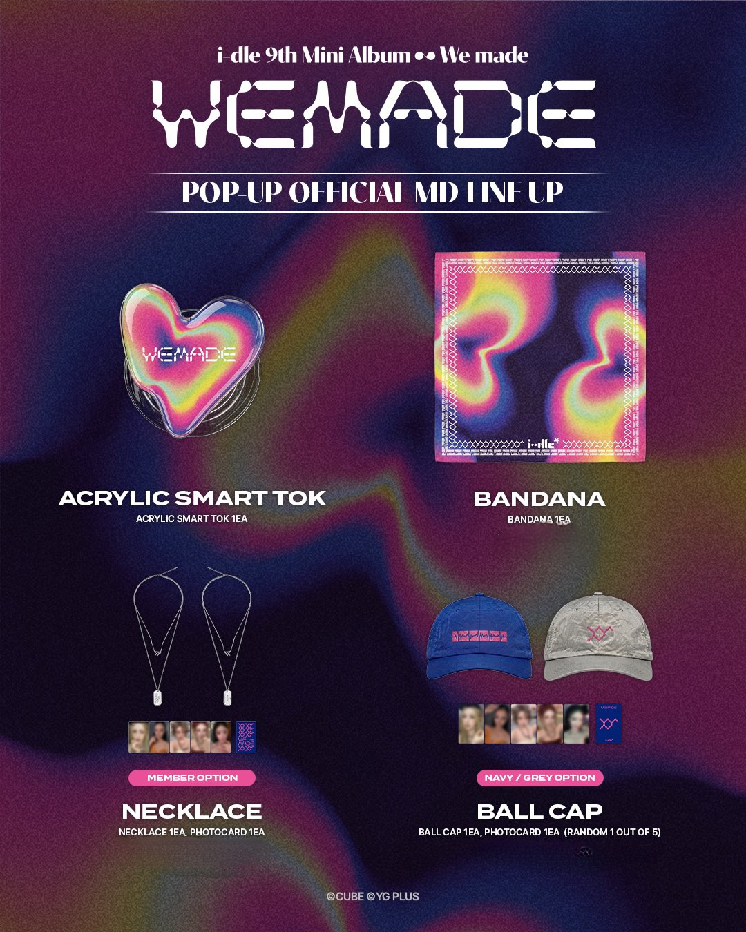 CUBE - i-dle 9th Mini Album [We made] POP-UP store