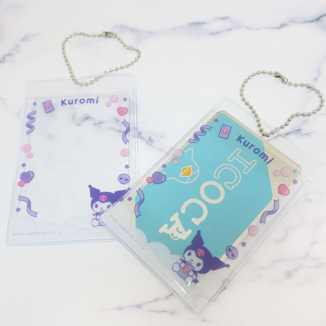 【一套兩個】現貨｜Sanrio Kuromi 日版 透明卡套 八達通套 (303372)