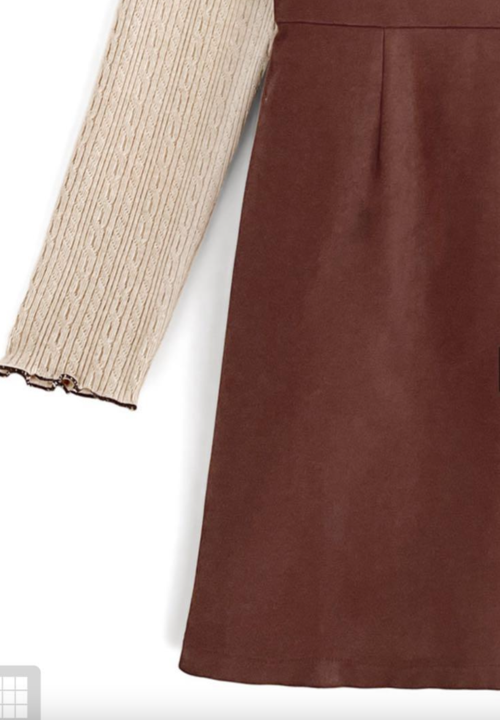 一SET兩件～<限量現貨> 木耳邊Knit Top + 細帶OPS SET