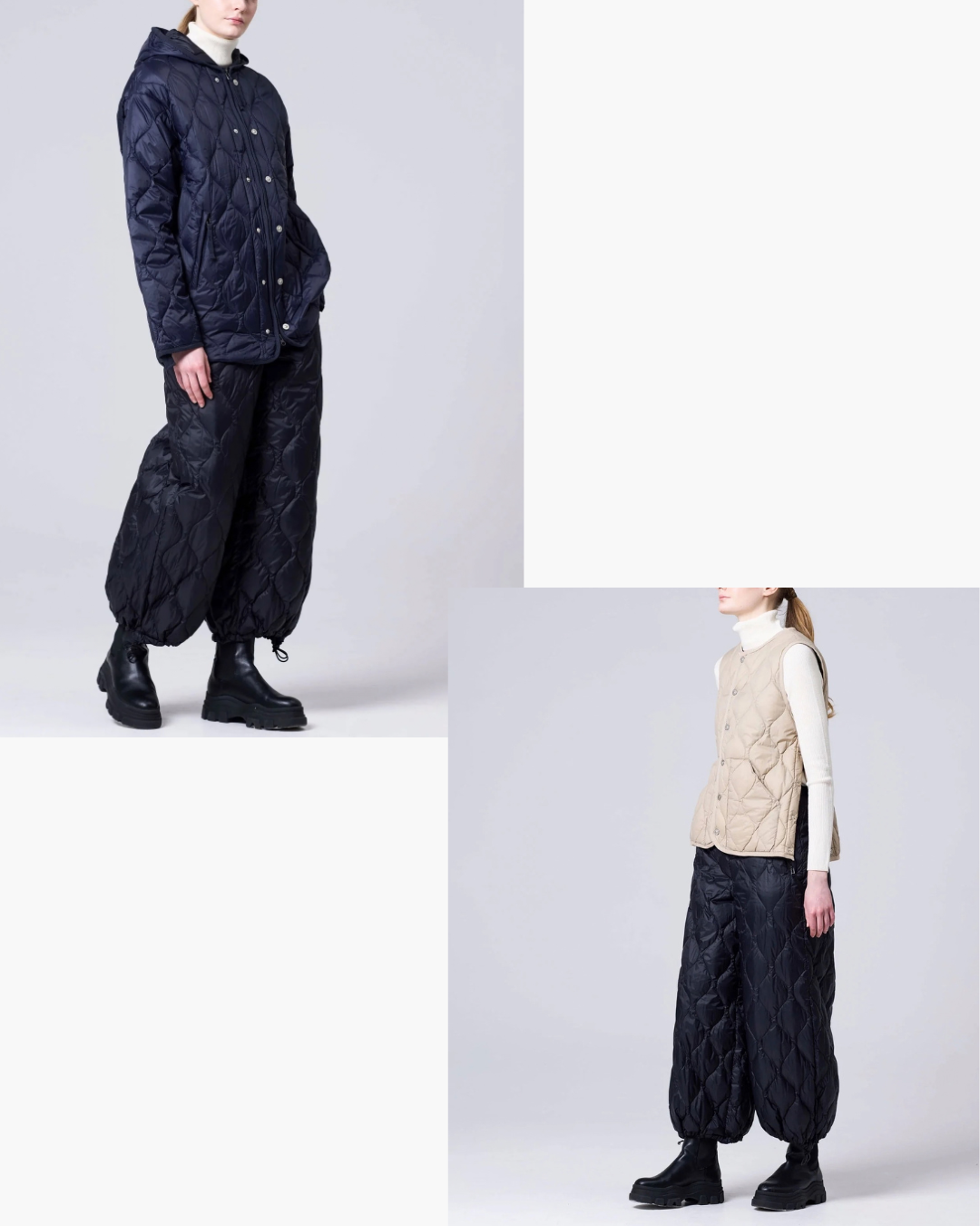 日本代購【 2026秋冬新商品 日本直送 TAION 軍事風 羽絨裙褲 Military Split Down Skirt Softshell 】