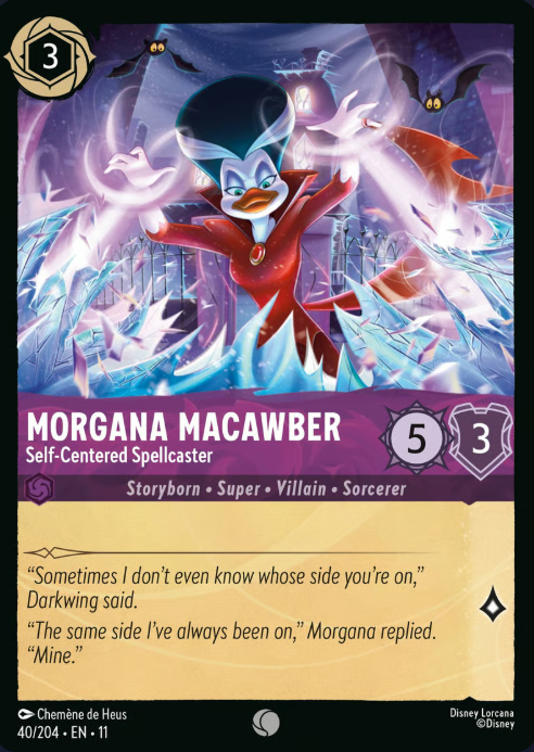 40/204Morgana Macawber - Self-Centered Spellcaster C