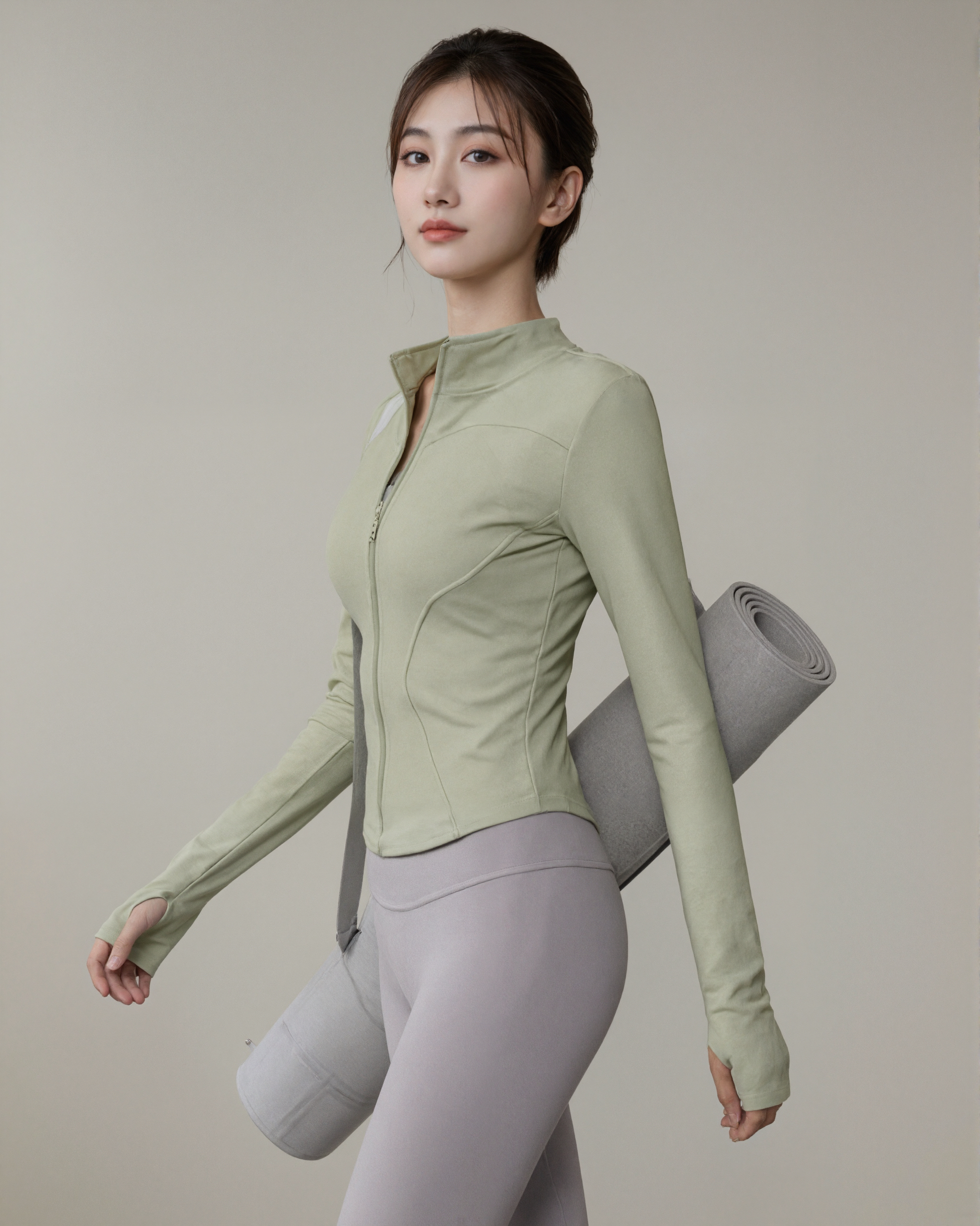 收腰顯瘦速乾瑜伽外套