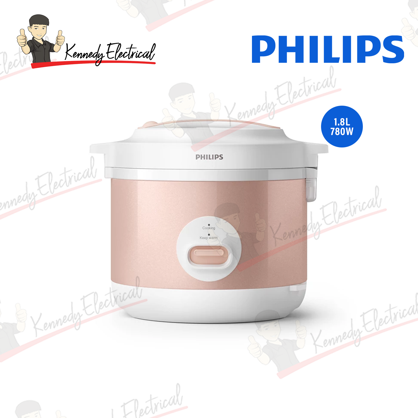 Philips 1000 Series 1.8L Automatic Rice Cooker (HD3008/31)