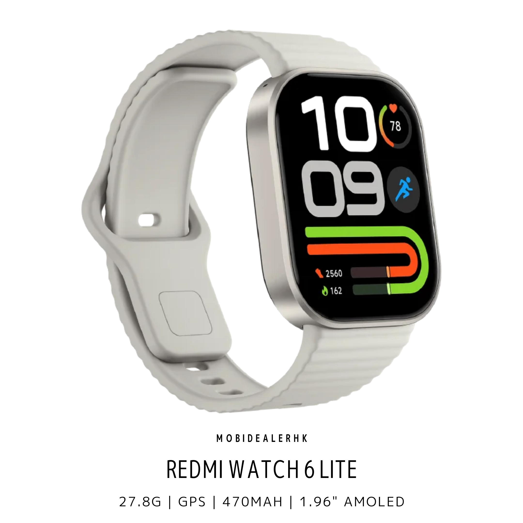 Redmi Watch 6 Lite | 紅米 Watch 6 Lite | 智能手錶 | 1.96" | AMOLED | GPS | 藍牙通話 | 5ATM | 18天續航