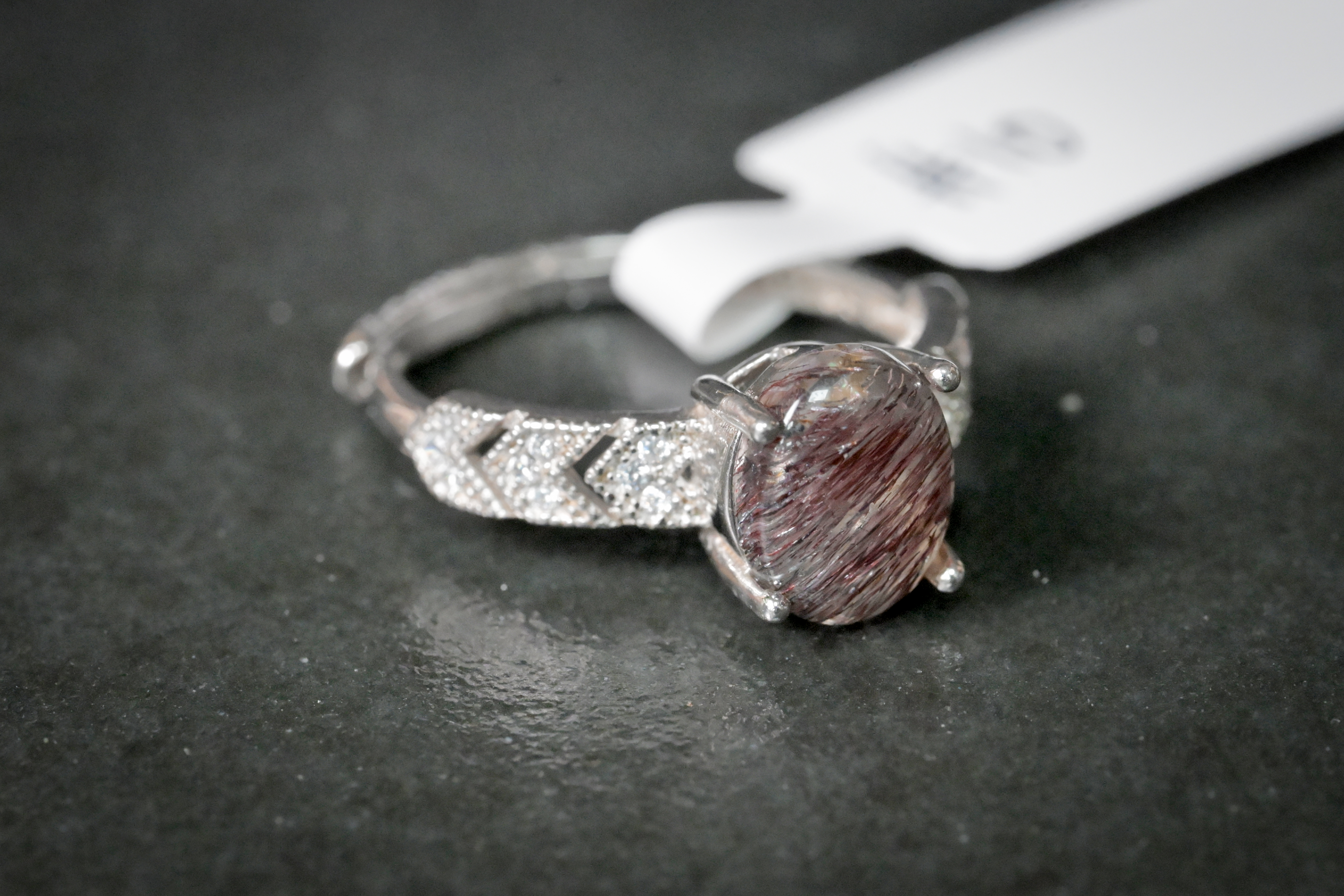 超七水晶純銀戒指 #010｜日信水晶 身心工房｜Super Seven Crystal Sterling Silver Ring #010