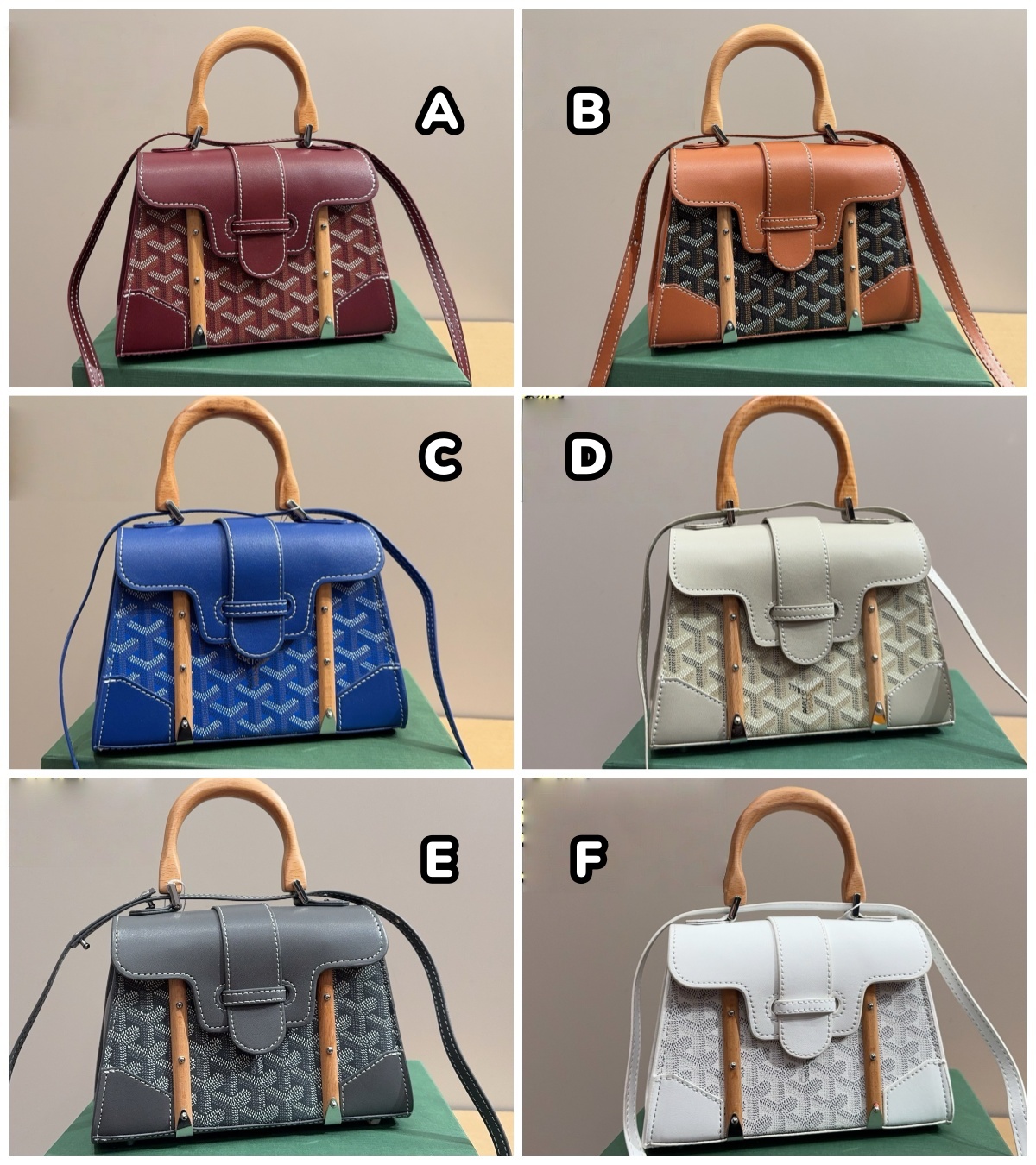 Goyard 西貢硬箱手提包