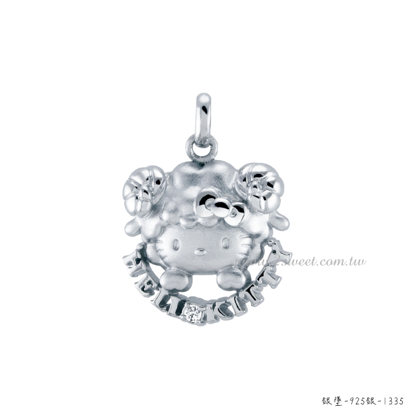 📦訂購 台灣代購 2sweet 甜蜜約定 Sanrio Hello Kitty 生肖系列 羊年款 925純銀吊墜頸鏈