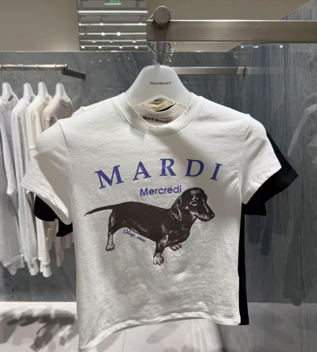 Mardi Mercredi Cropped T-shirt DDANJI 香港現貨