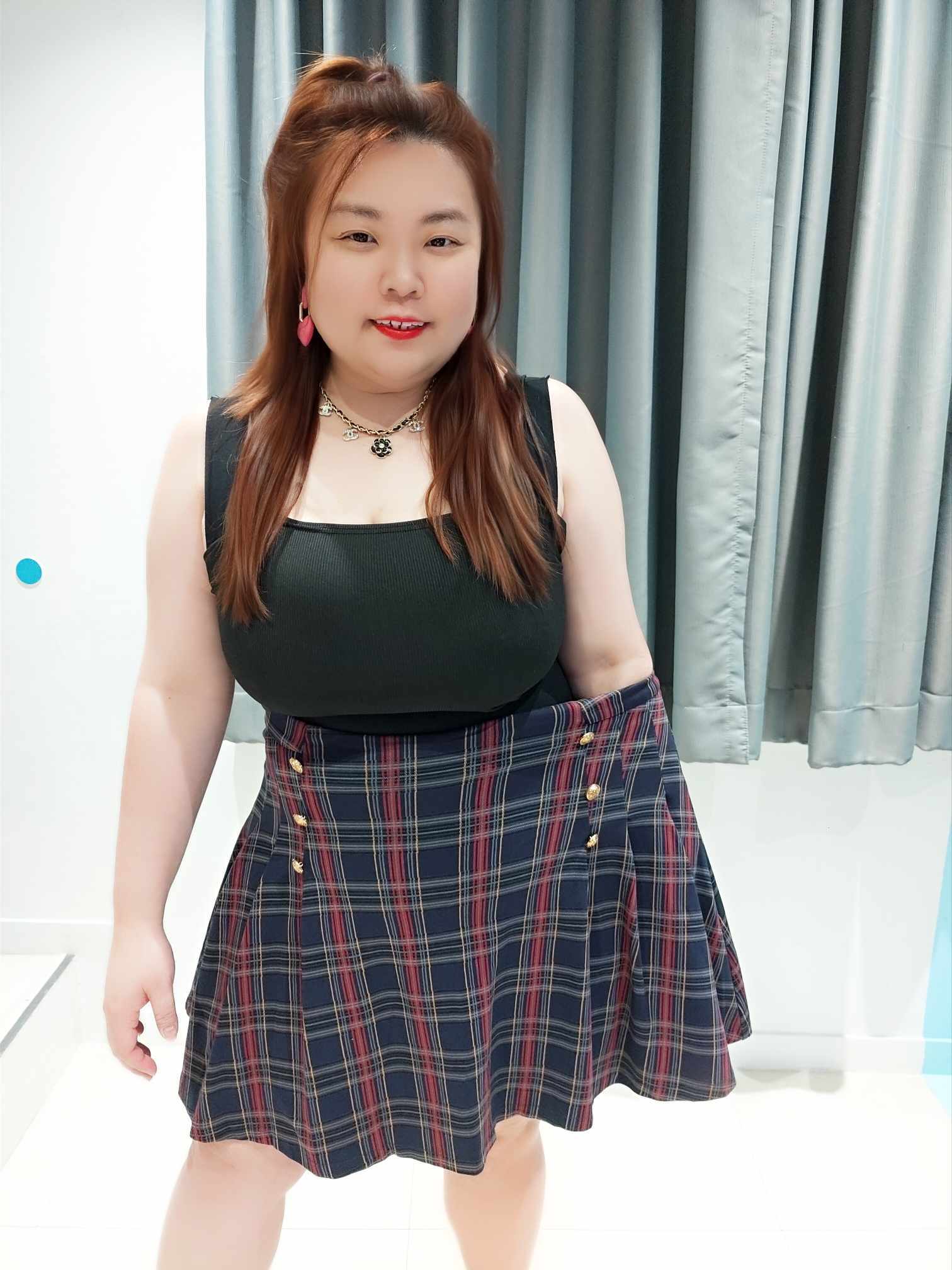 ENF06 06-502611 学院风裤裙(腰围 30-40寸)