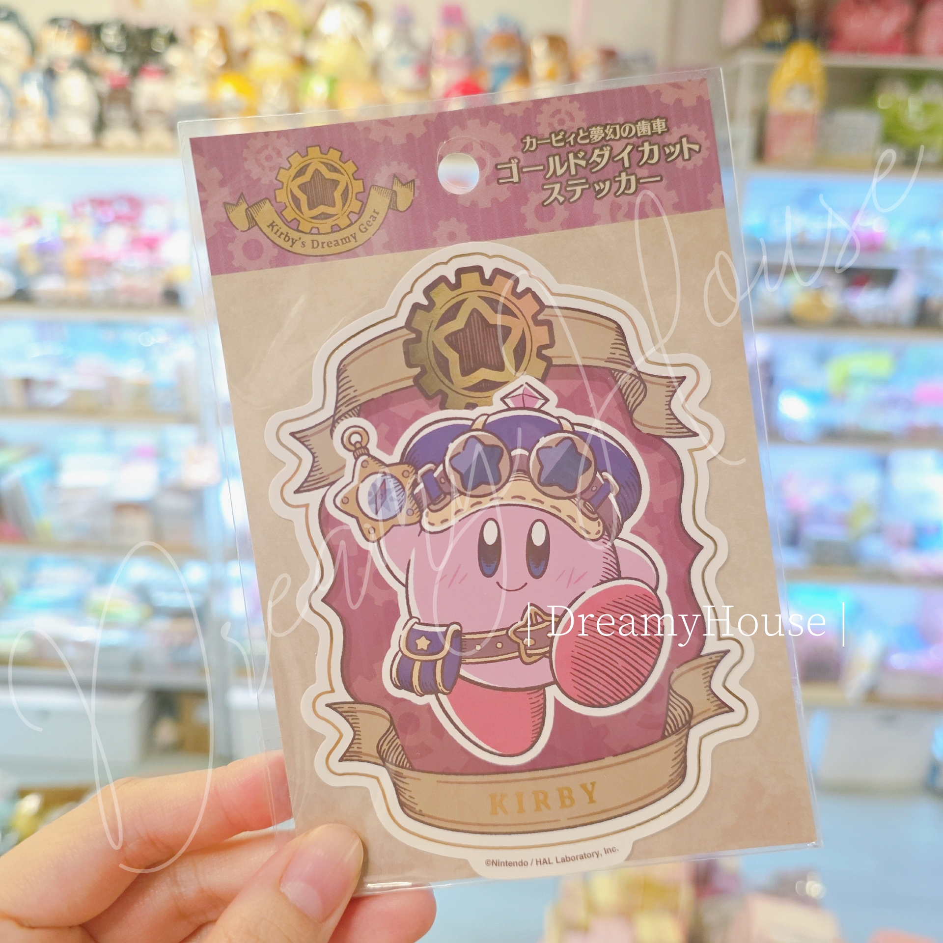 日本 Kirby ⚙️Kirby's Dreamy Gear🛠 行李貼紙