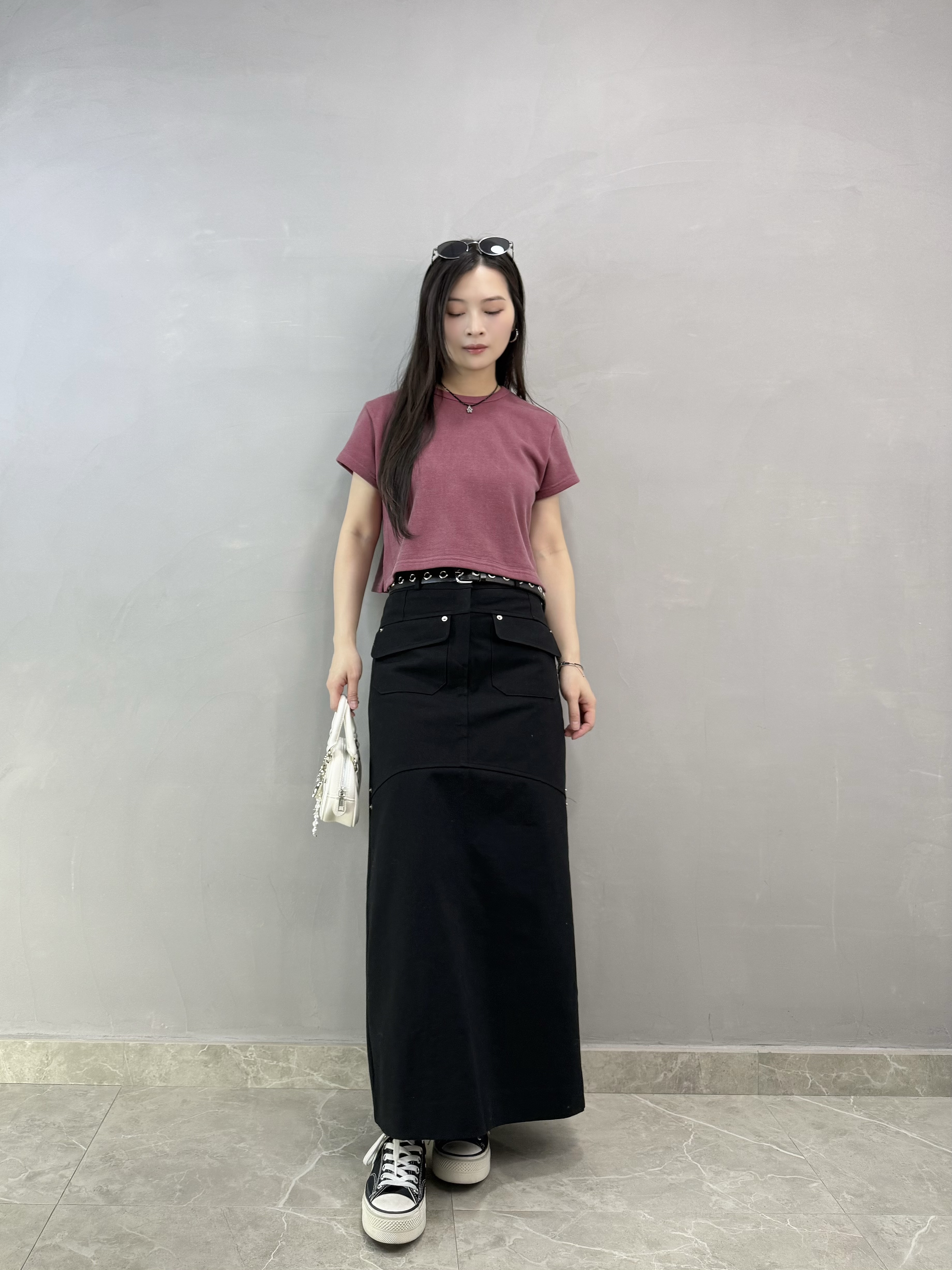 I17 洗水衛衣棉短tee