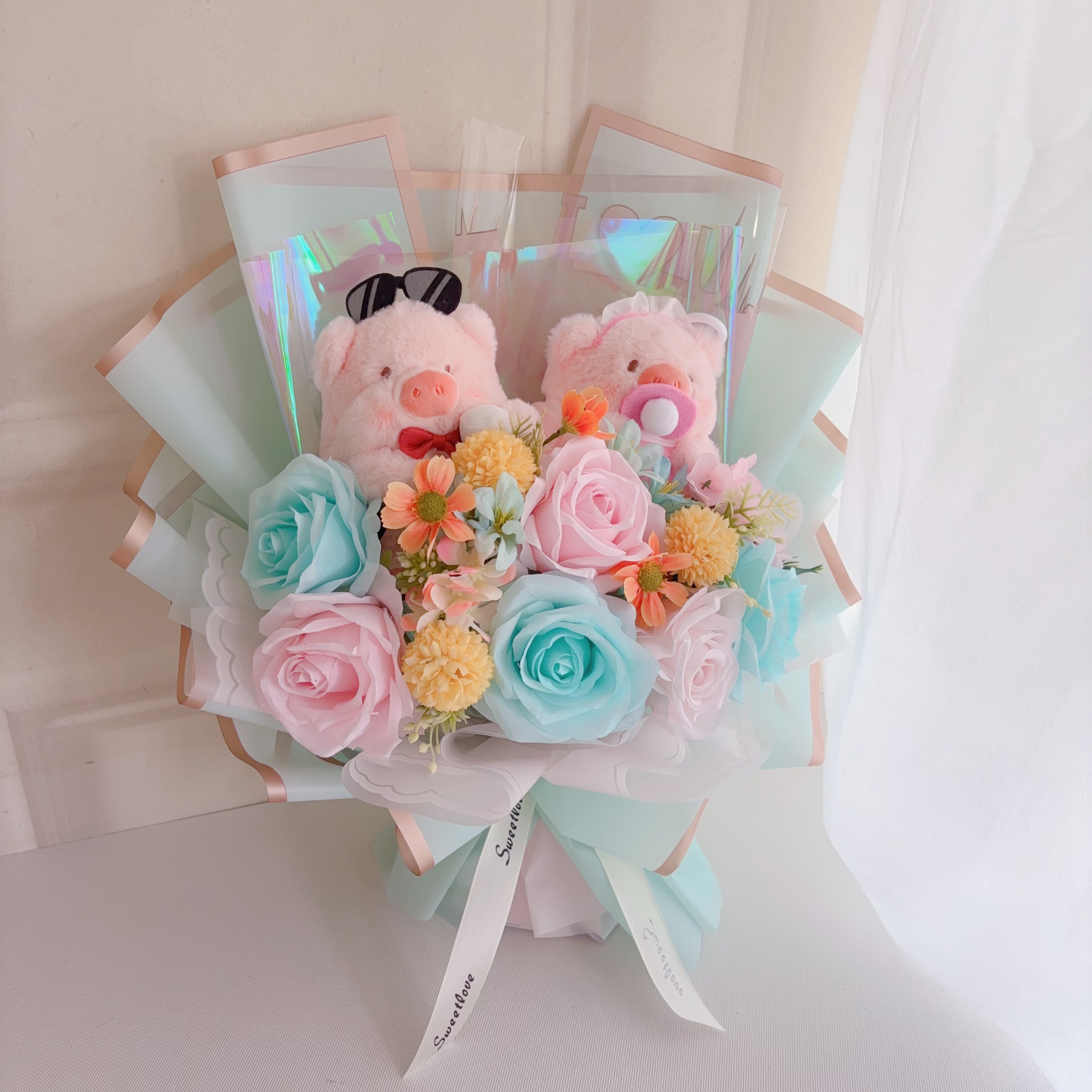 (現貨)lulupig公仔花束