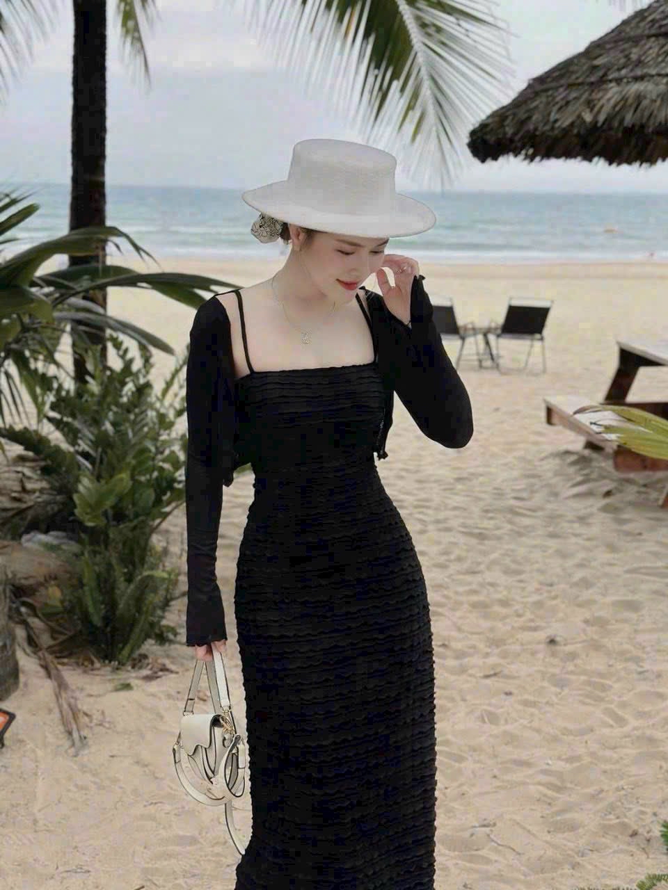 两件套连衣裙皱褶洋裝