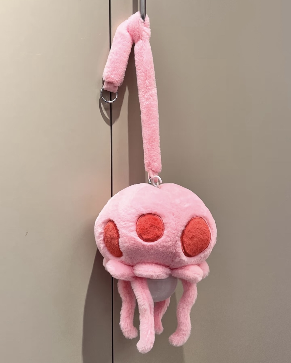 夢幻深海小精靈 粉嫩毛絨水母燈