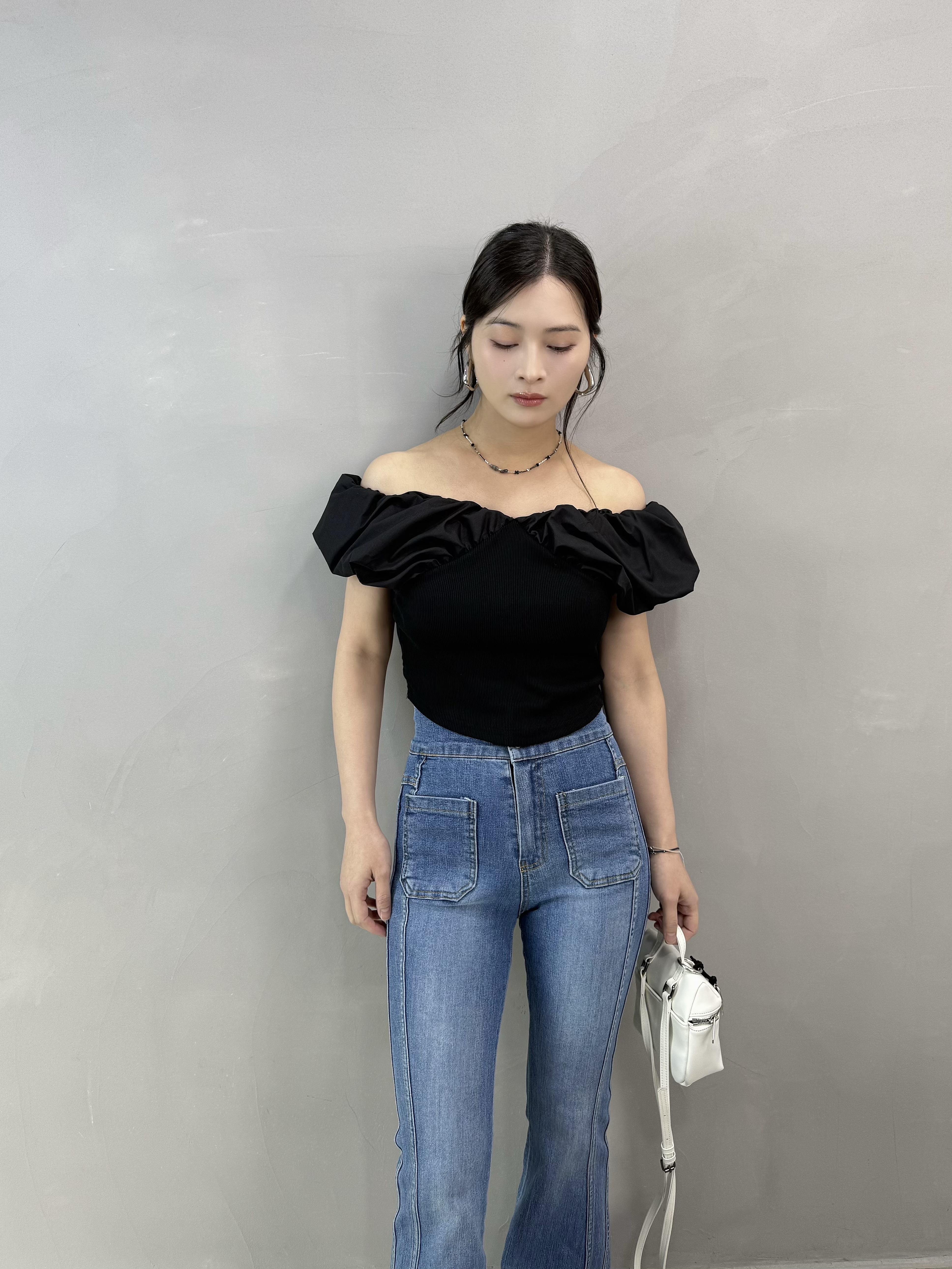Y75 兩著泡泡Top