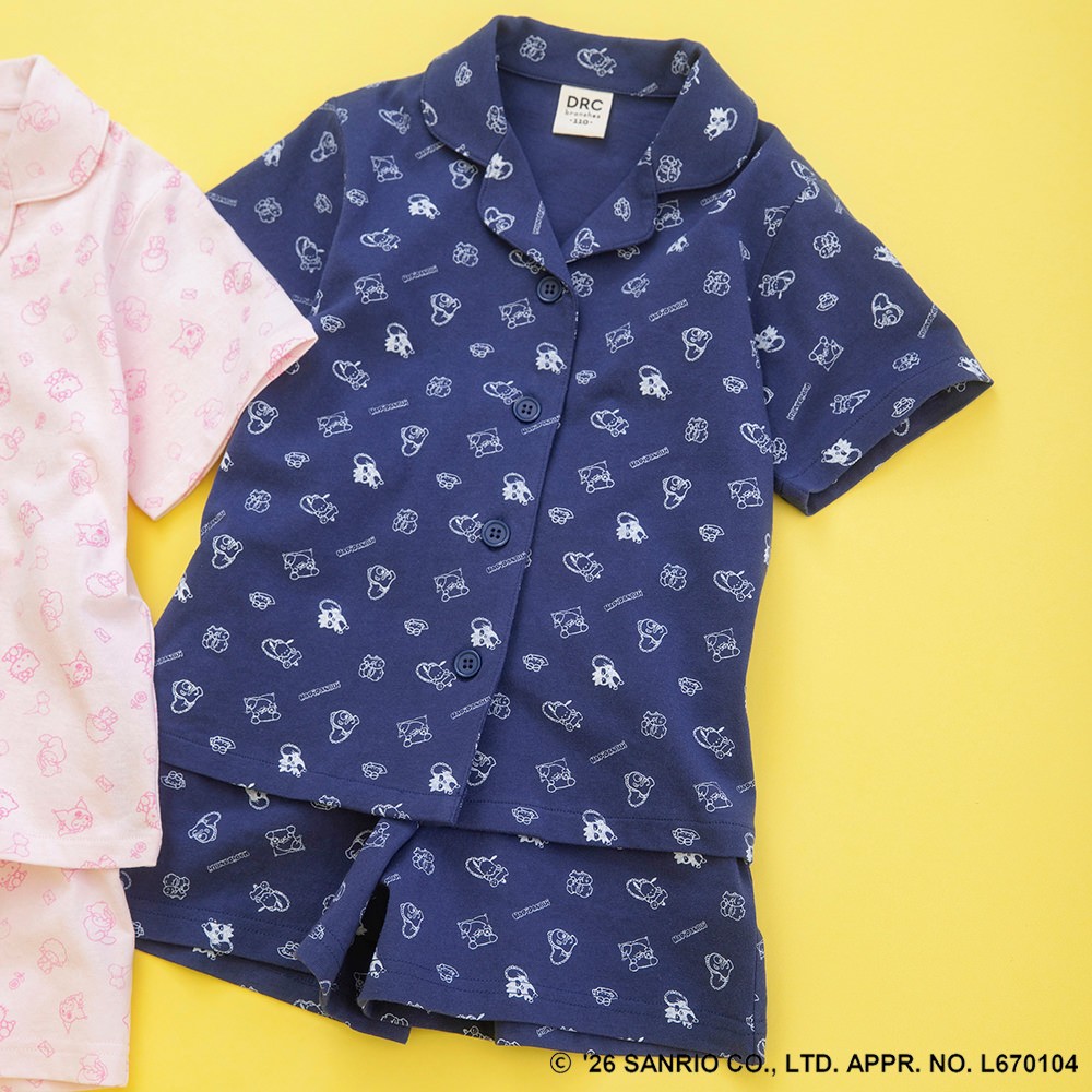 🆕【⭐訂購⭐】🌀 🇯🇵 日本直送 #Sanrio 全身印花 開胸 家居服套裝［2款選］🌀 [ELDA-0059][260421]