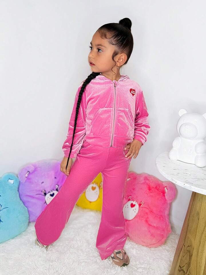 🌈🐻兒童天鵝絨運動套裝