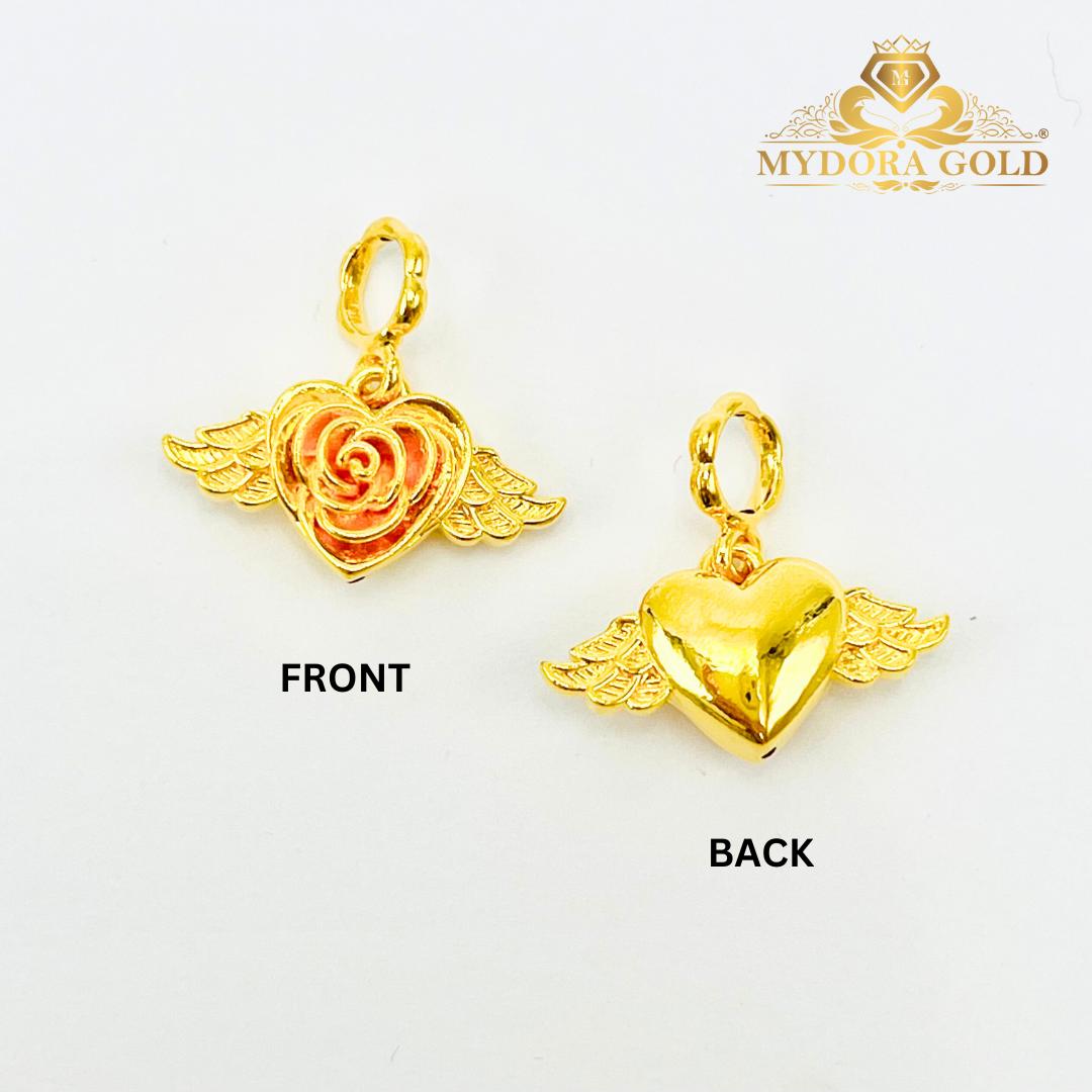 MYDORA Charm Lovely Angel Rose Full Gold (5G) l EMAS 916/22K