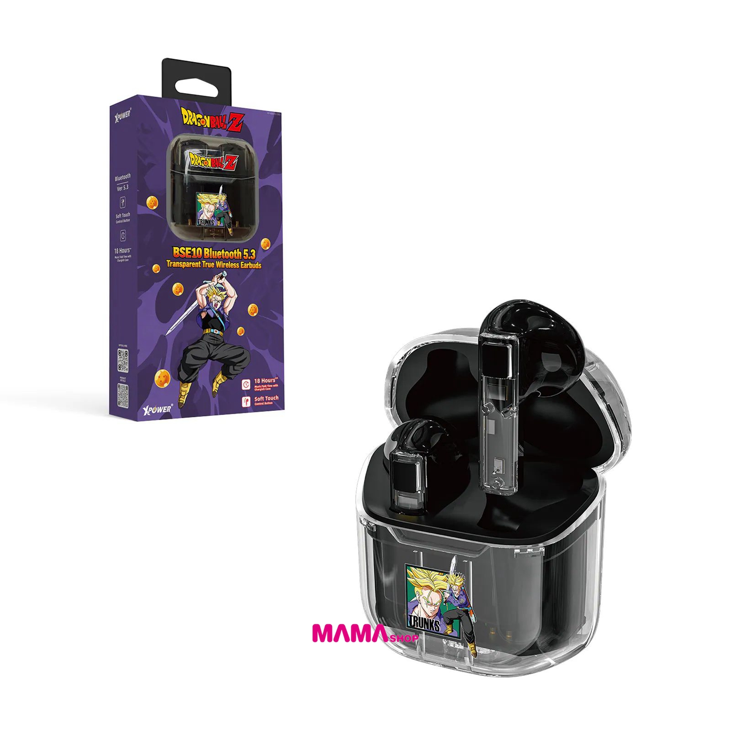 龍珠 BSE10透明真無線5.3藍牙耳機(杜拉格斯)