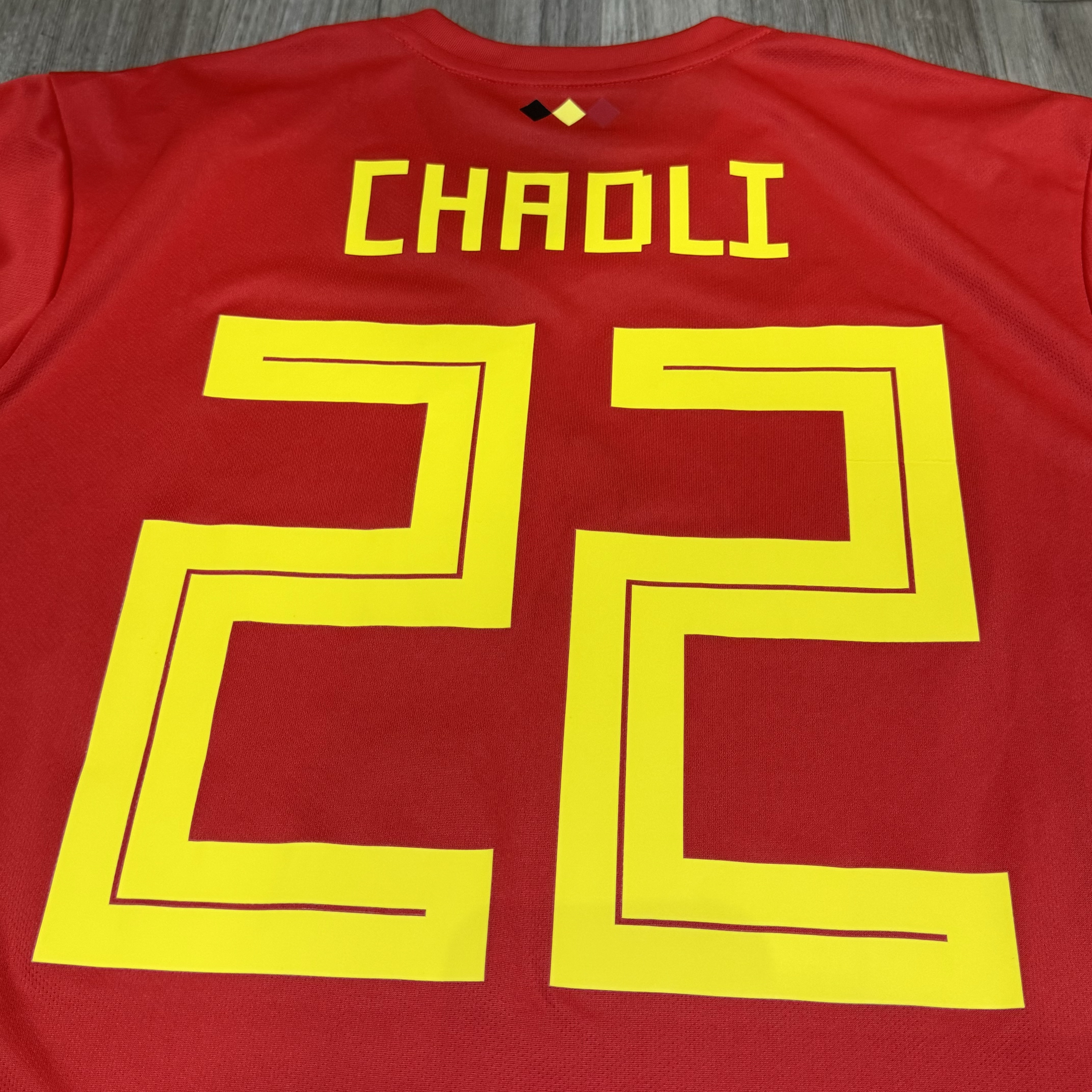 Belgium WC2018 home shirt #22 Chadli