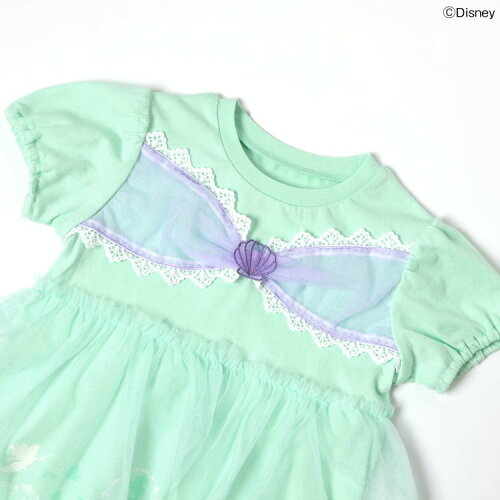🆕【⭐訂購⭐】🇯🇵 日本直送 🌀#Ampersand x #DisneyPrincess 泡泡袖 薄紗 公主造型 螢光圖案 家居服套裝［3款選］🌀[ELFA-0185][260723]
