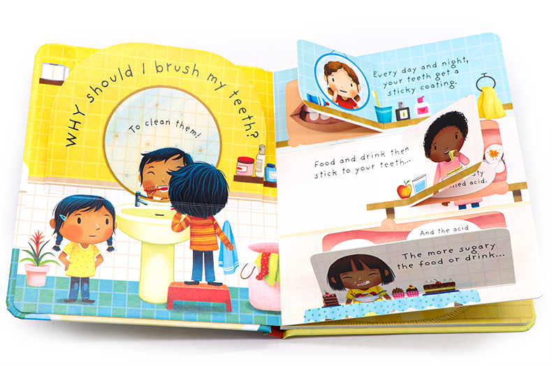Usborne First Questions and Answers系列翻翻書Why Should I Brush My Teeth? 我為什麼要刷牙