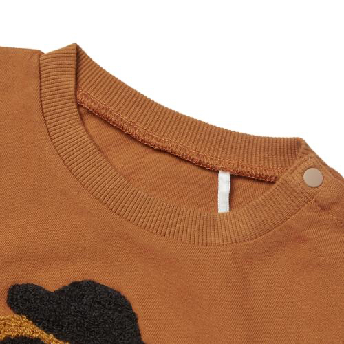 🇯🇵預訂 日本直送🇯🇵薯蛋頭毛毛刺繡貼花短袖包屁衣