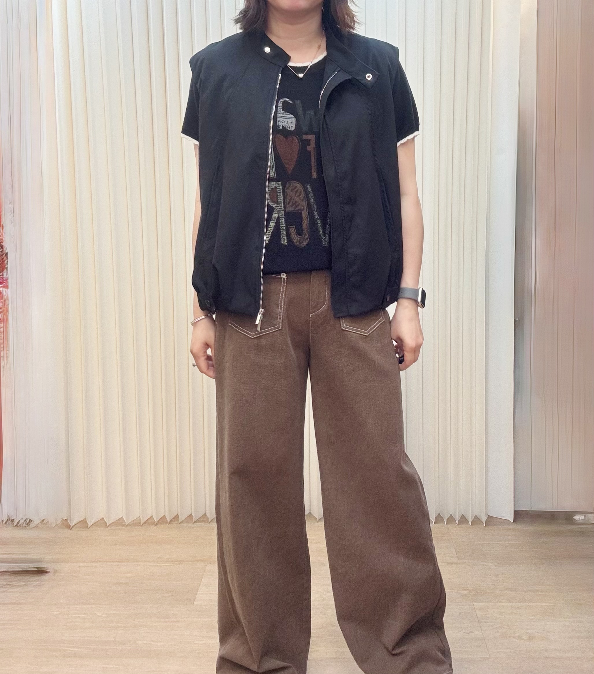 韓國背心外套M518 03no18280