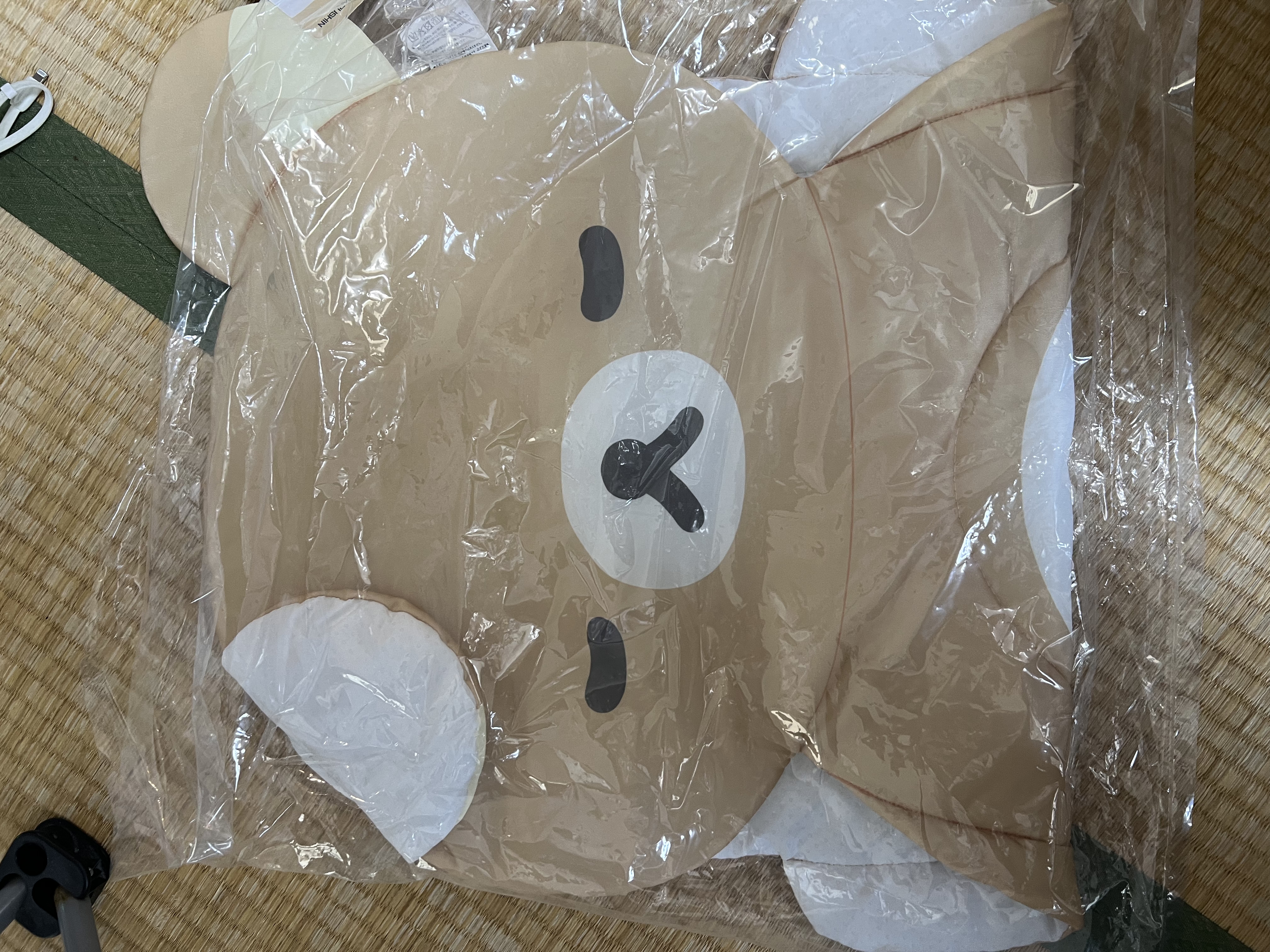 日本版鬆弛熊 熊型涼感墊