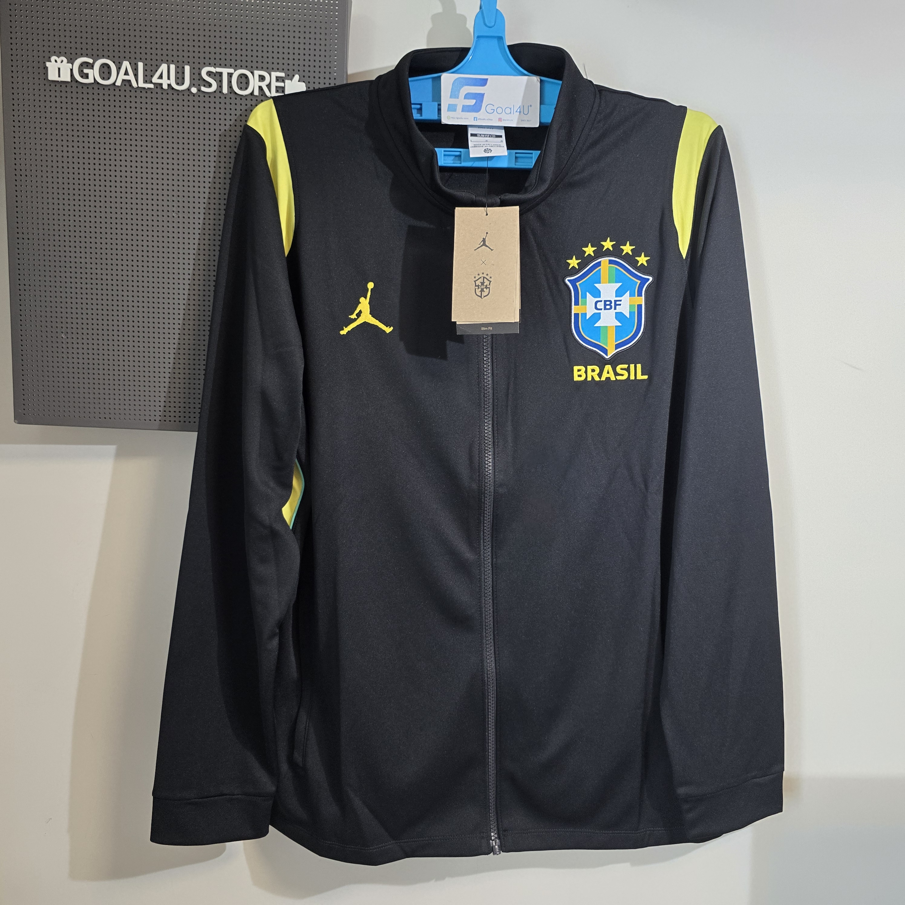 Nike x Jordan Brazil 巴西 2026 黑色 Track Jacket IQ3298