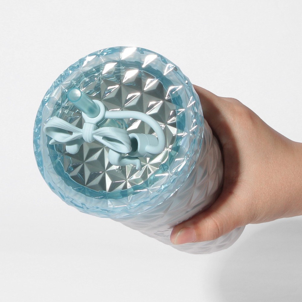 《日本🇯🇵 STARBUCKS 2026 Happy Spring Days 限定系列》不鏽鋼粉藍漸變冷飲杯 591ml