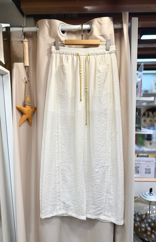 彈性棉麻長褲 M657 417152329 