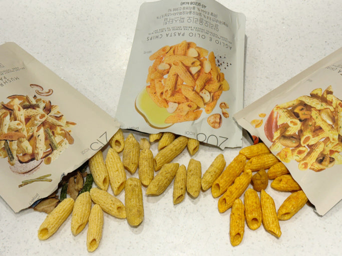 韓國 Delight Project Pasta Chips 低卡 脆脆 意粉薯片 3款任選｜香蒜番茄 / 蘑菇忌廉 / 蒜香橄欖油