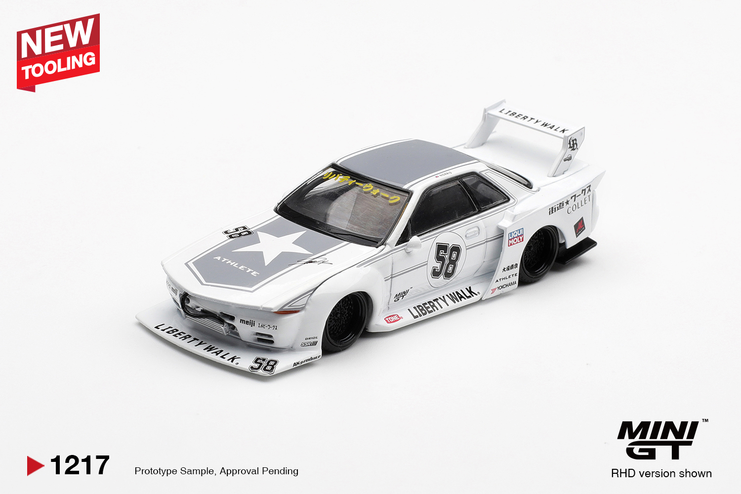 Mini GT 1/64 Nissan GT-R32 LB-Kaido Works TAS 2025 - MGT01217-BL