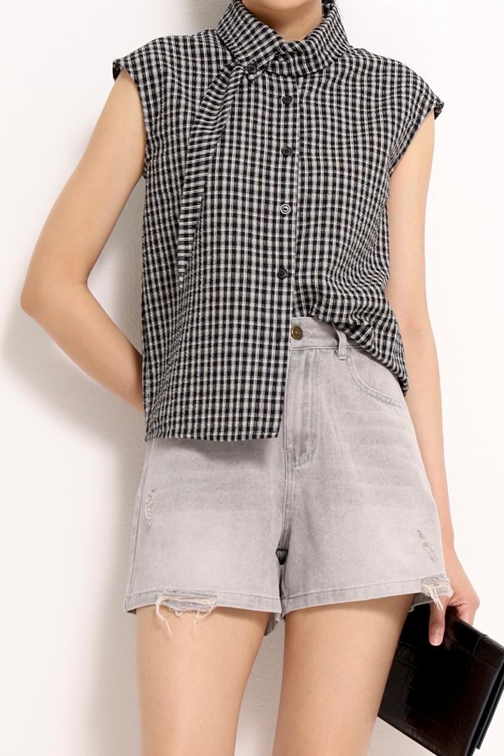 CB2759 FRONT DETAILED CHECKS  LOOSE TOP