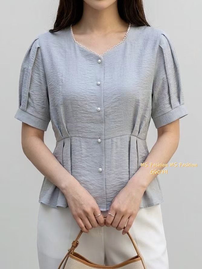 G6079 韓國🇰🇷靚靚修腰top