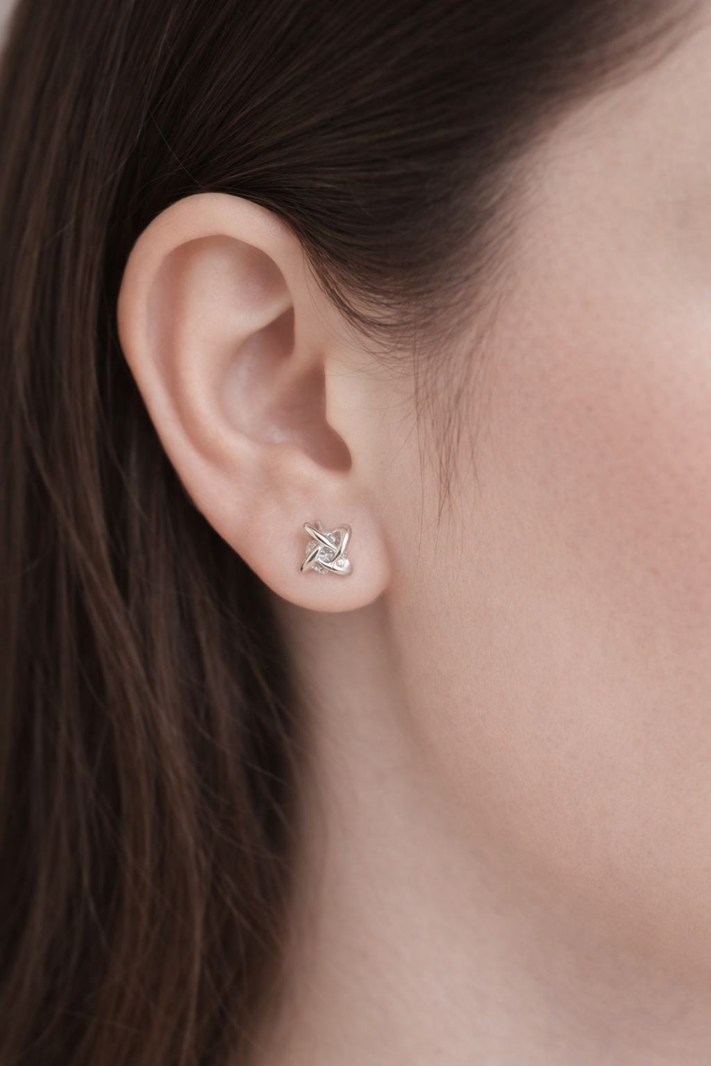 Twisted Spark Stud Earrings