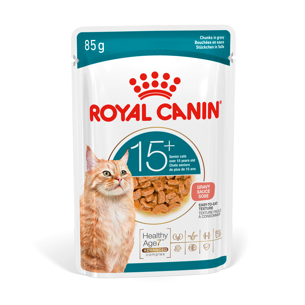 Royal Canin SENIOR CATS 15+ 老齡貓15+營養主食濕糧 85gx12