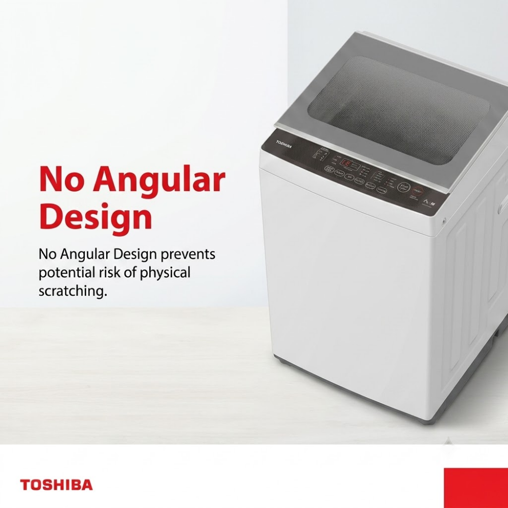 Toshiba 7kg Top Load Washing Machine  AW-M801AS(WS) EEO
